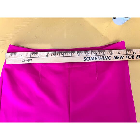 Ann Taylor Pink Tailored Wide Leg Cropped Pants Size 2 NWOT - Picture 6 of 8